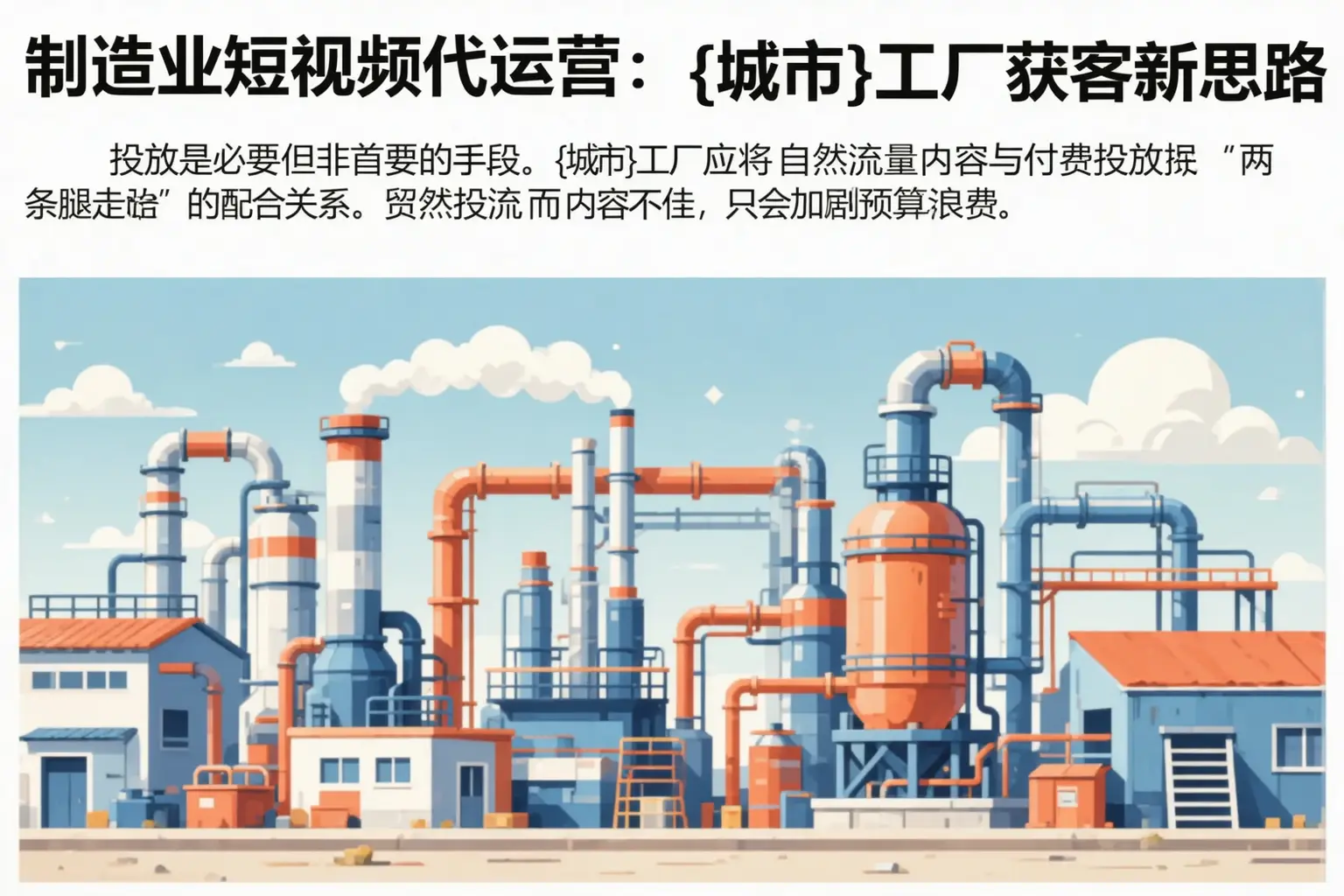 制造业短视频代运营:庄浪工厂获客新思路